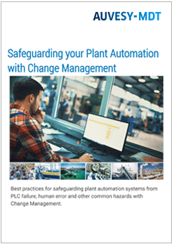 Titel Whitepaper Absicherung Ihrer Anlagenautomatisierung mit Change Management